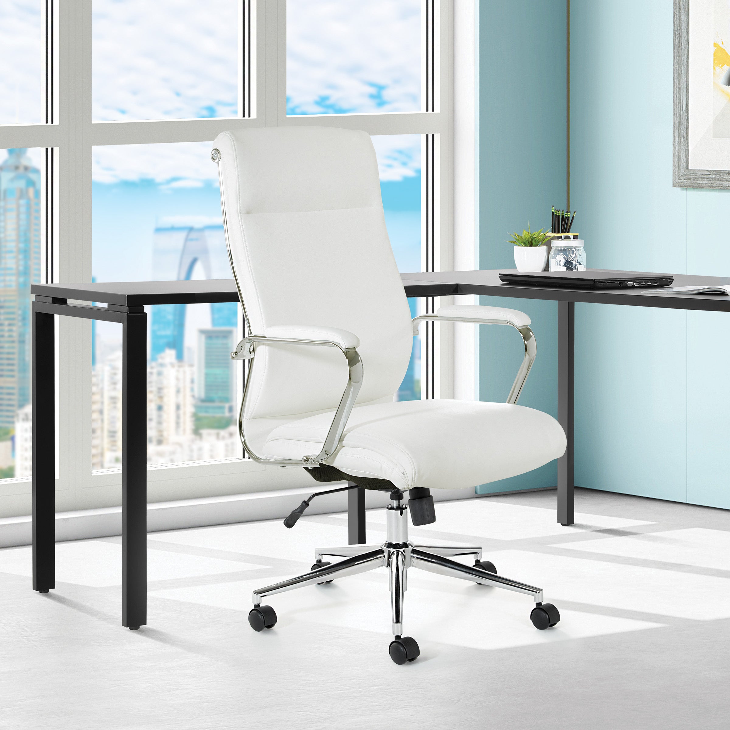 High Bk Silver Ion Technology Fabric Chair